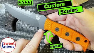 Benchmade 375 Adamas Knife - Custom Scales from Tony at TPGRIPS