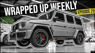 2x Mercedes G Wagons | GLC 200 Satin Black Wrap | Wrapped Up Weekly EP 28