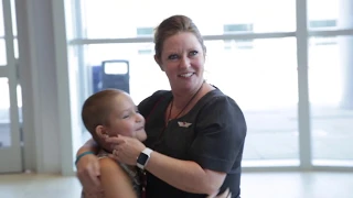 Southwest Airlines Flight Attendant Surprised with Kidd’s Kids Trip