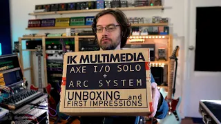IK Multimedia AXE I/O SOLO & ARC System - Unboxing and First Impressions