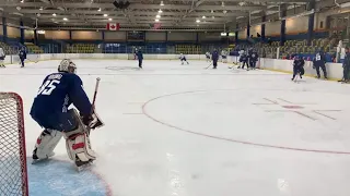 Canucks 5th-round pick, Goalie Ty Young facing 2-on-0's