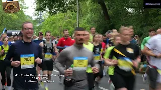 41. Rhein Ruhr Marathon Duisburg 05.05.2024 Halbmarathonlauf Start