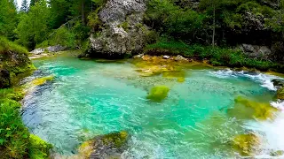 Beautiful Mountain River Sounds, Relaxing Nature,  White Noise, Best for Sleep, Study