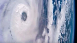 International Space Station Passes Over Cyclone Enawo