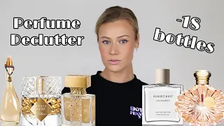 HUGE Perfume Declutter! 18 Fragrances GONE