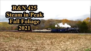 R&N 425 Steam in Peak Fall Foliage 2021