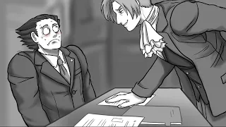 Updated autopsy report but animated poorly | Ace Attorney Animatic