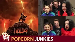 Hellboy (2019 Movie) Official Trailer "Smash Things" - Nadia Sawalha & Family Reaction