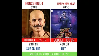 House Full 4 Vs Happy New Year Movie Comparison ।। Budget Analysis #shorts