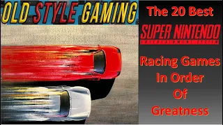 The 20 Best SNES Racing Games I Order Of Greatness