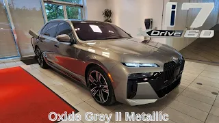 NEW ARRIVAL!  2023 BMW i7 xDrive60 Oxide Grey II Metallic