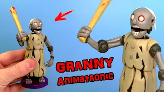 Making GRANNY ANIMATRONIC with Clay