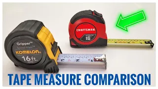 CRAFTSMAN vs KOMELON 16 ft Tape Measure Comparison