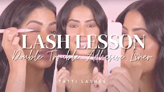 2-IN-1 DOUBLE TROUBLE ADHESIVE LINER TUTORIAL WITH JEYANNEY | TATTI LASHES