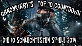 GanonKirby89's TOP 10 Countdown - Die 10 schlechtesten Spiele 2014