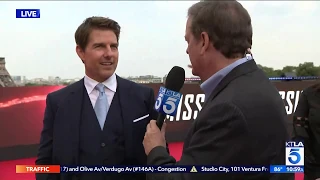 Tom Cruise LIVE from Paris