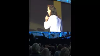 One Direction - Harry speaking to the crowd - Horsens Denmark 16.6.2015 - OTRA