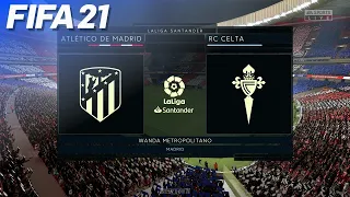 (PS5 / XBSX) FIFA 21 | Celta vs Atletico Madrid | LaLiga Highlights (2021/2022)