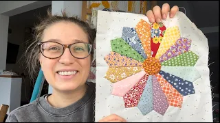 How to Sew a Dresden plate- 2023 Scrappy Sampler- Block 10