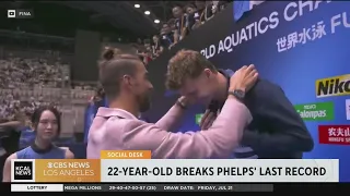 Michael Phelps' last remaining world record broken by French swimmer