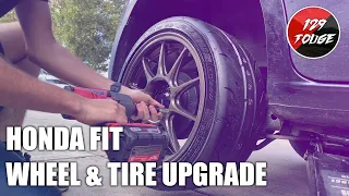 Honda Fit Wheel Install | Honda Fit Series