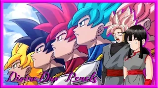 CHICHI BLACK & GOKU BLACK REACT: GOKU SAIYAN RANGERS (DRAGONBALL SUPER & POWER RANGERS PARODY)