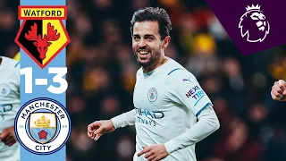 Bernardo scores a worldie! | Watford 1-3 Man City Highlights | Silva, Sterling, Hernandez Goals