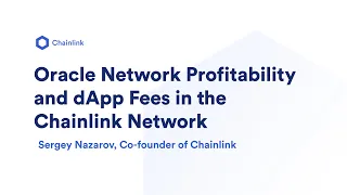 Oracle Network Profitability and dApp Fees in the Chainlink Network