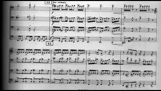Alexandre Tansman - Deux Mouvements for 'Cello Quartet (1935) [Score-Video]