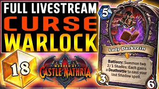 ⭐ NEW Curse Warlock! Murder at Castle Nathria - Hearthstone