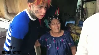 6ix9ine забирает деньги у бедных людей