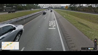 Jacksonville West Beltway (Interstate 295 Exits 35 to 25) southbound