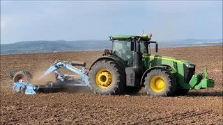 John Deere 8400R-Lemken Zirkon 12/600