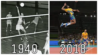 Volleyball Attack Evolution 1940 - 2018 (HD)