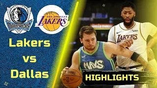Los-Angeles Lakers против Dallas Mavericks / Лучшие Моменты Матча
