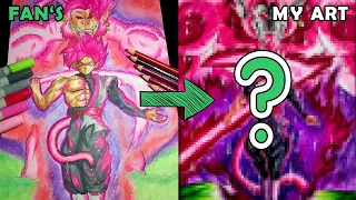 Drawing Goku Black Rose Great Ape Oozaru | Redraw fan's Drawing