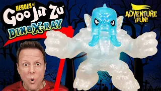 What’s Inside 11 Heroes of Goo Jit Zu Dino X-Ray & Ultra Rare “Smashadon” Adventure Fun Toy review!