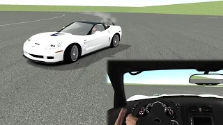 rFactor 2 Corvette ZR1 at Skid Pad [1080p]