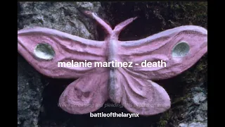 melanie martinez - death (sped up + lyrics)