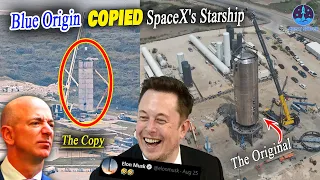 SpaceX vs Blue Origin: Elon Musk's Reaction to Jeff Bezos NEW Stainless Steel Test Tank