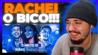 15 MINUTOS DE RIMAS ENGRAÇADAS! PRA DAR REPLAY ⏯️ | REACT BAUEB