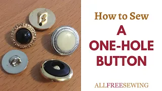 How to Sew a One-Hole Button