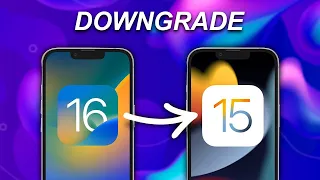Downgrade iOS 16 Stable to iOS 15 Stable Easily !
