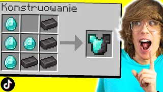 Testuję GENIALNE LIFEHACKI MINECRAFT z TikTok!