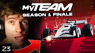 I HIT A HOLE IN THE TRACK?! - F1 23 My Team Season 1 FINALE