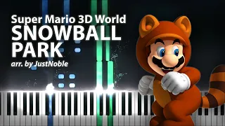 Snowball Park - Super Mario 3D World | Piano Tutorial