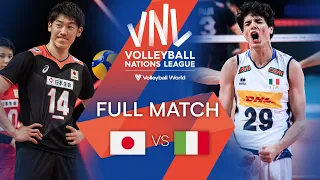🇯🇵 JPN vs. 🇮🇹 ITA - Full Match | Men's VNL 2021