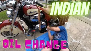 МотоБудни №8 | Indian Oil Change | Первая сменa масла