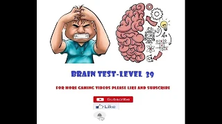 BRAIN TEST-TRICKY PUZZLES-LEVEL 39