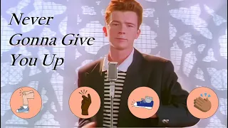 Never Gonna Give You Up - Rick Astley Body Percussion